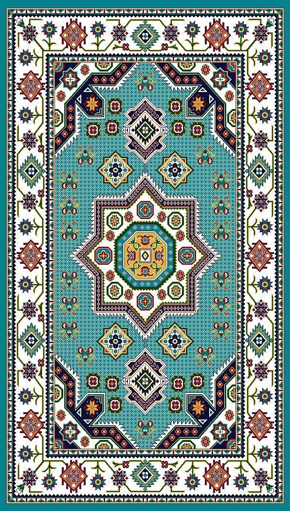 Carpets Material Silk Size 3×5 Colour Green
