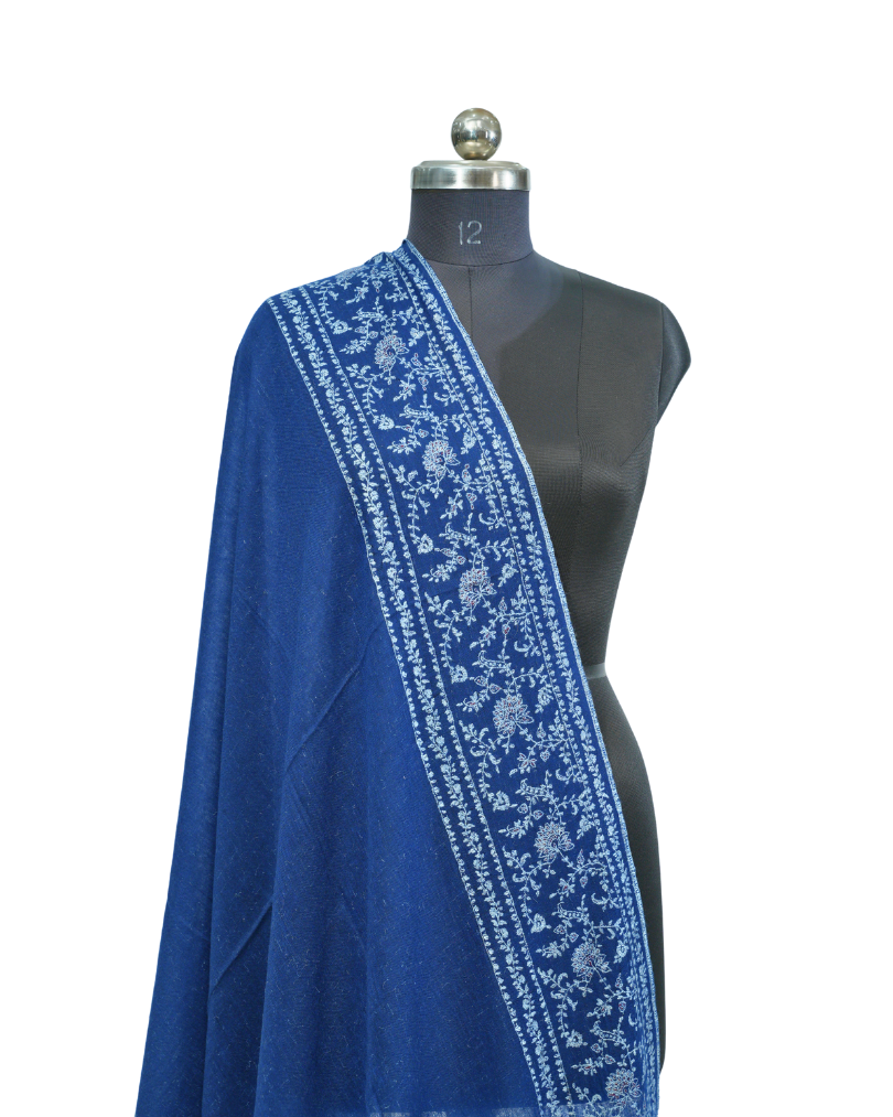 PASHMINA SHAWL BORDER WORK