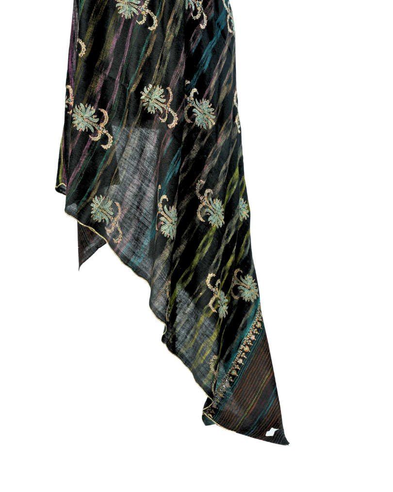 PASHMINA SHAWL BOTY WORK NEEDLE EMBROIDERY