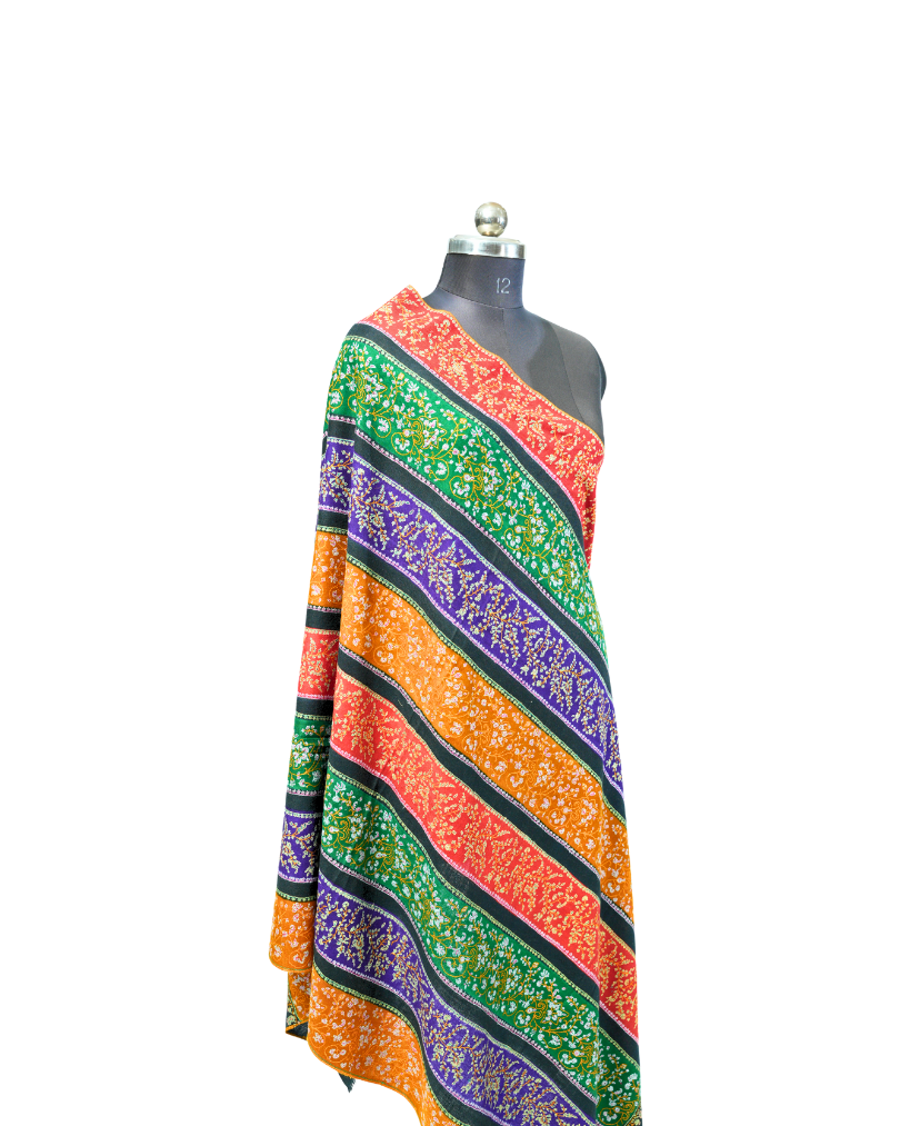 PASHMINA SHAWL NEEDLE EMBROIDERY
