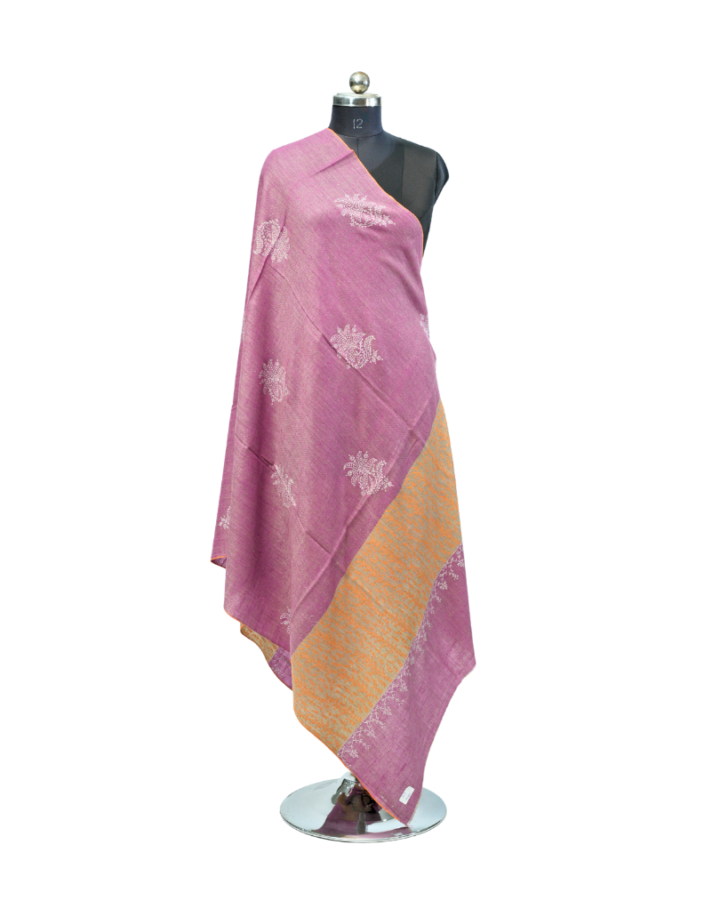 PASHMINA IKKAT SHAWL BOTY DESIGN