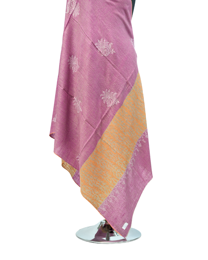 PASHMINA IKKAT SHAWL BOTY DESIGN