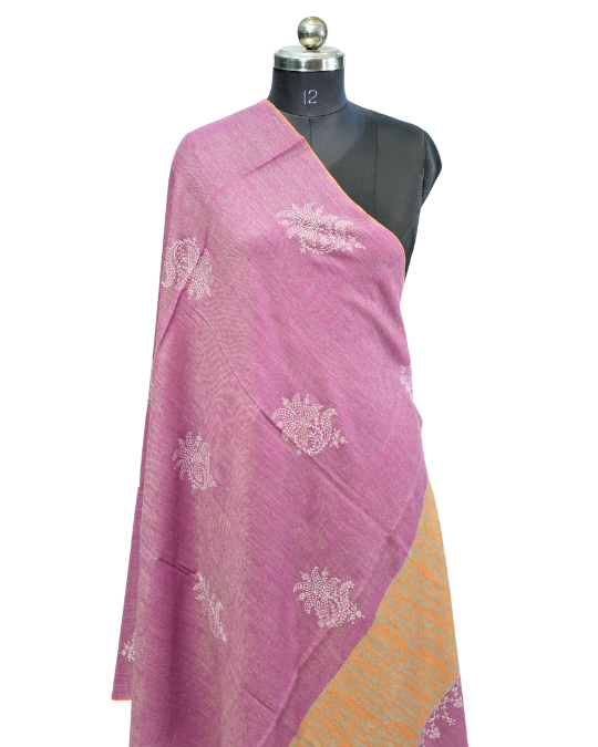 PASHMINA IKKAT SHAWL BOTY DESIGN