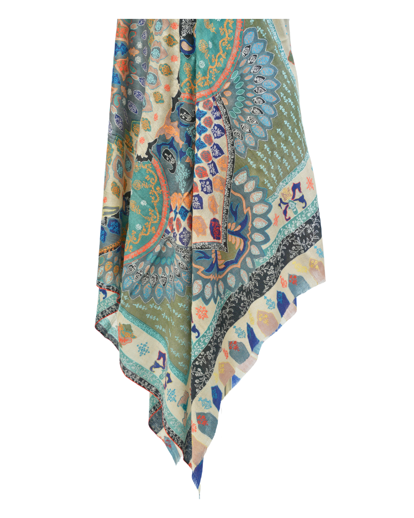 KALAMKARI KASHMIRI PASHMINA SHAWL