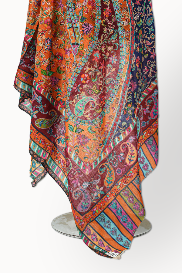 MACHINE KALAM KARI SHAWL